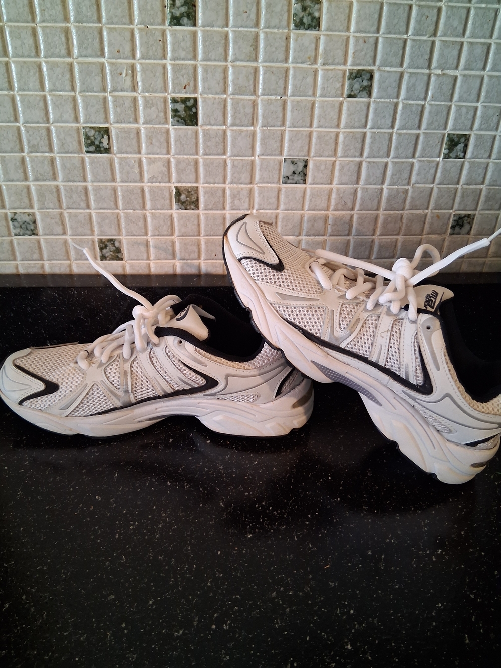 MTA Sport Men's White and Black Athletic Shoes